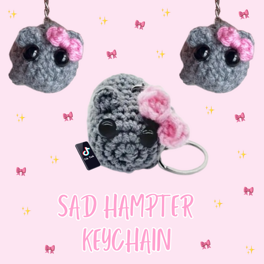 Sad hampter keychain 2.0 - built in sound