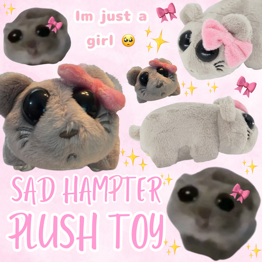 Sad hampter plushy toy - built in sound