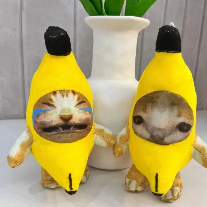 Banana cat plushy toy - built in sound