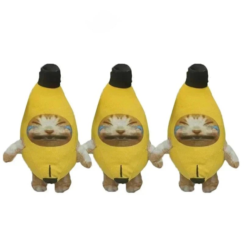 Banana cat plushy toy - built in sound