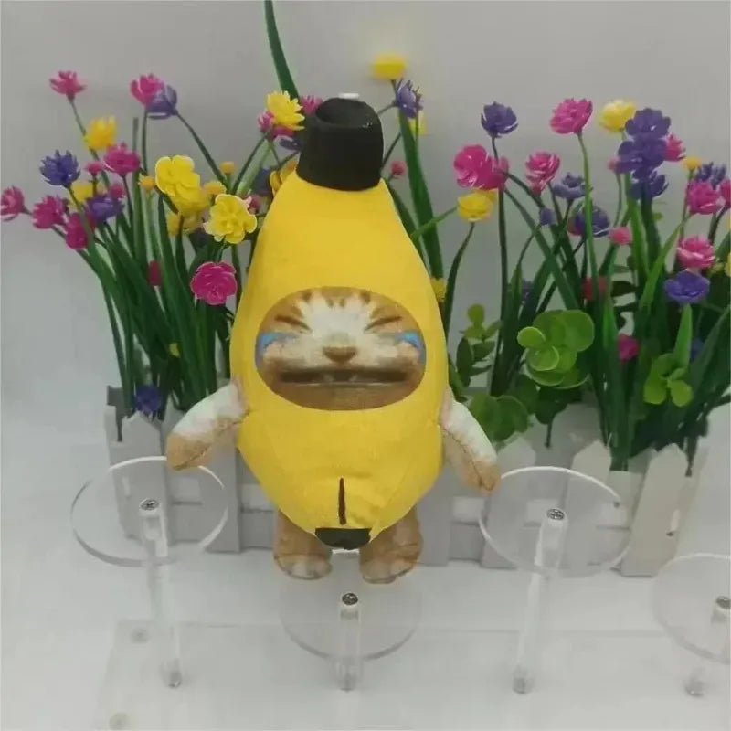 Banana cat plushy toy - built in sound