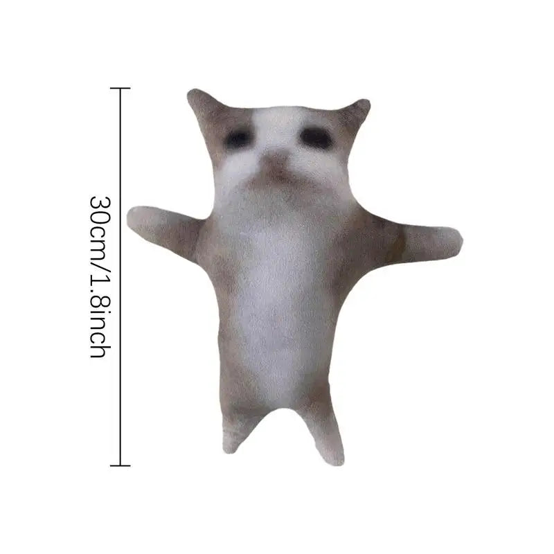 Happy happy happy cat plushy toy - built in sound