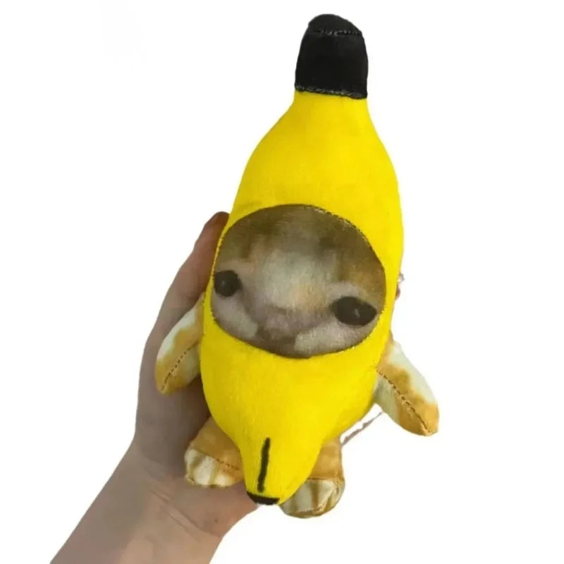 Banana cat plushy toy - built in sound